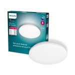 Philips LED Deckenleuchte Izso Weiß 24W 2500lm - 827-865 Abstimmbares Weiß | Dimmbar - Fernsteuerung