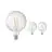 Mehrfachpackung 3x Calex Smart Globe G125 E27 7,5W 1055lm 1800-3000K CCT Fadenlampe | Tuya Wi-Fi